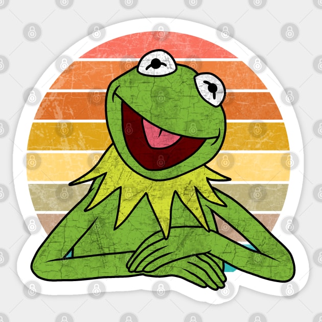 Kermit The Frog Sticker by valentinahramov